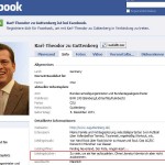 Facebookseite Guttenbergs